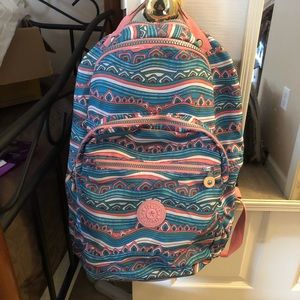 Kipling Patterned Backpack